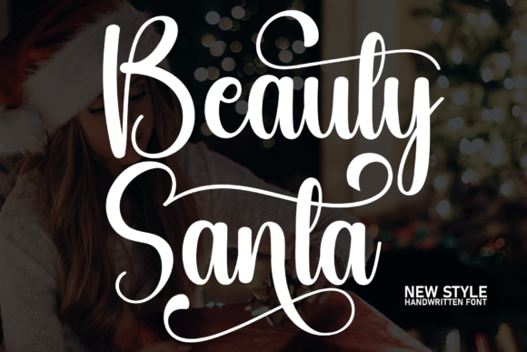 Beauty Santa: A Handwritten Font for Elegant Editorial Design