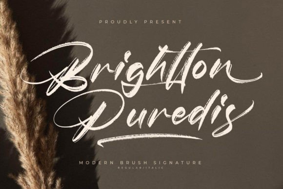Brightton Puredis: A Stylish Handwritten Font for Modern Web Design