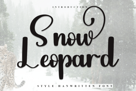 Bringing Holiday Cheer to Branding with the Snow Leopard Typeface