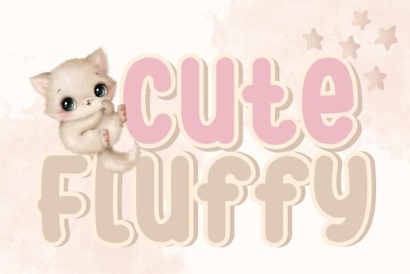 Cute Fluffy Font: A Playful Touch for Professional Branding