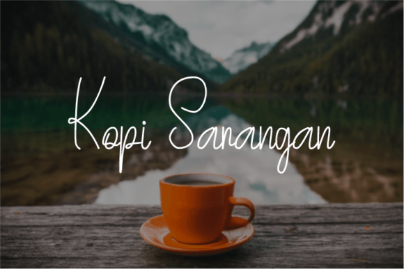 Elegance in Motion: Discovering Kopi Sarangan for Editorial Design