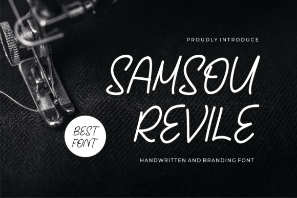 Elevating Editorial Design with Samsou Revile: A Quirky Handwritten Font for Modern Typography