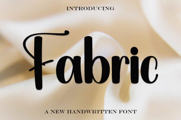 Fabric: A Handwritten Font for Elegant Editorial Design
