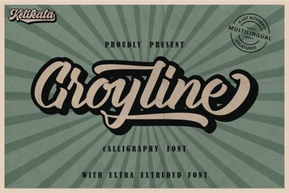 Groyline: A Bold Script Font That Elevates Small Business Branding