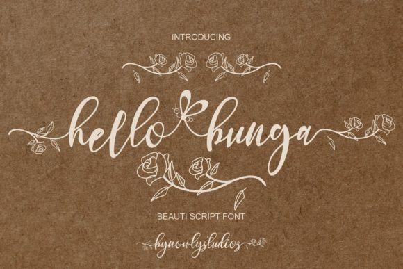 Hello Bunga: A Modern Calligraphy Font for Handmade Brands and Creative Makers