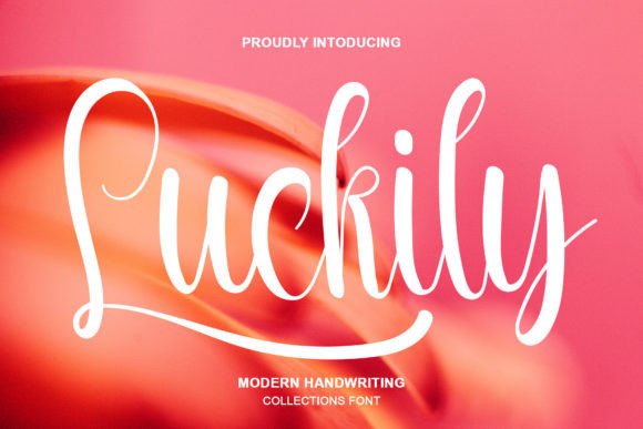 Luckily: A Handwritten Typeface for Modern Brand Campaigns