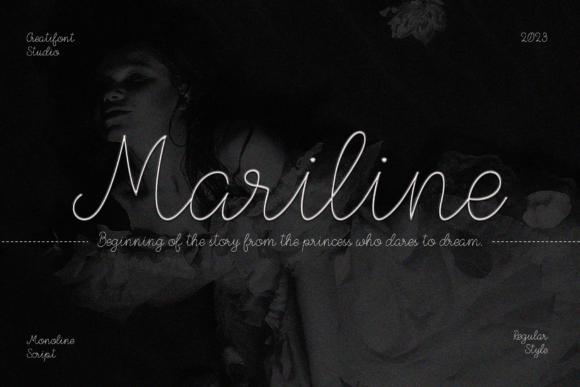 Mariline: A Script Font for Elegant Editorial Design and Digital Publishing