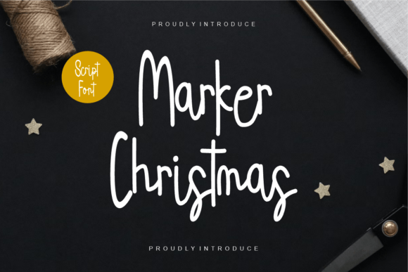 Marker Christmas: A Joyful Display Font for Modern Web Design