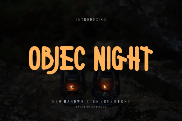 Objec Night Font: Bold Typography for Scroll-Stopping Digital Campaigns