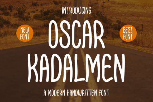 Oscar Kadalmen: A Sweet Handwritten Font for Crafters & Sellers