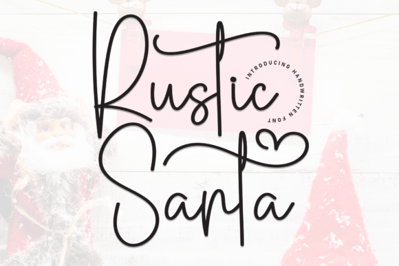 Rustic Santa: A Warm Handwritten Font for Editorial Charm
