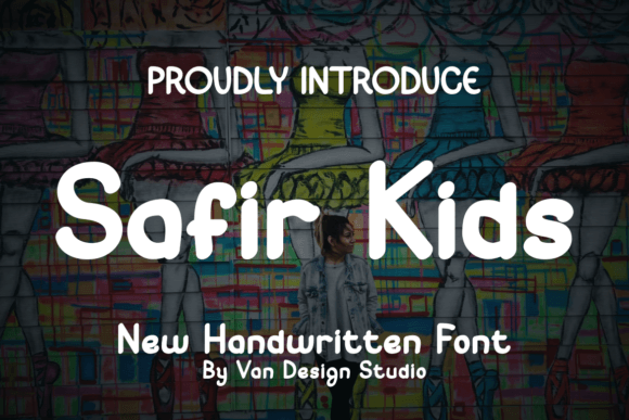 Safir Kids: A Playful Script Font for Digital Branding and Web Design
