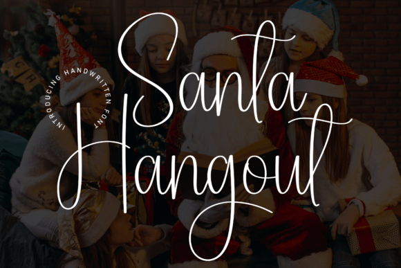 Santa Hangout: A Handwritten Font for Modern Campaign Design