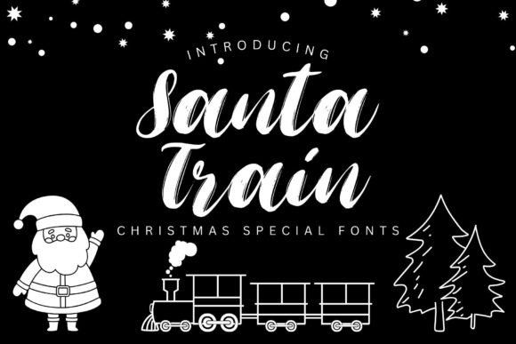 Santa Train: A Festive Script Font for Modern Marketing Magic