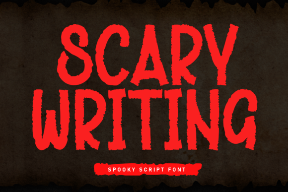 Scary Writing: A Sweet Handwritten Font for Playful Brand Identities