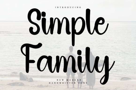 Simple Family: A Beautiful Script Font for Handmade Labels, Invitations & More