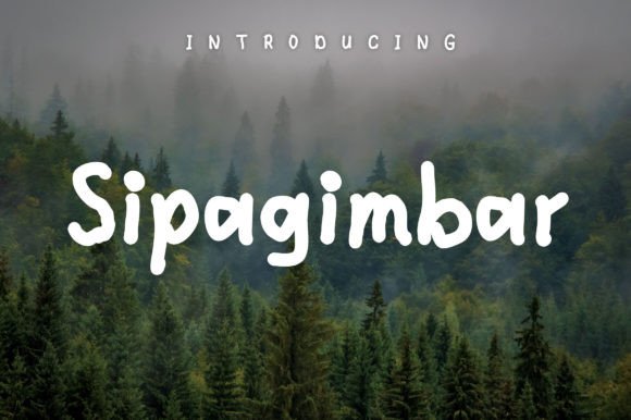 Sipagimbar: A Fresh Handwritten Font for Modern Editorial Design