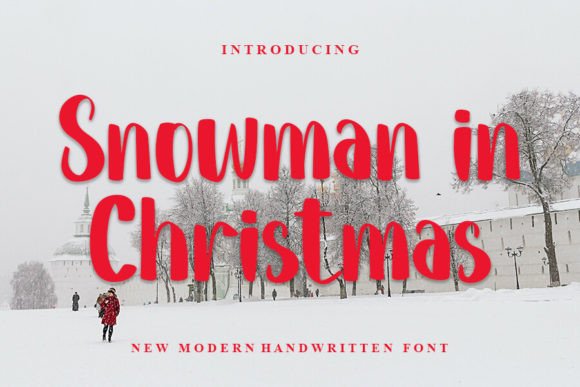 Snowman in Christmas Font: A Festive Typeface for Holiday Campaigns