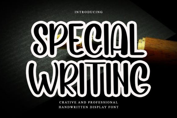 Special Writing: A Handwritten Font That Adds Personality to Your Craft Creations