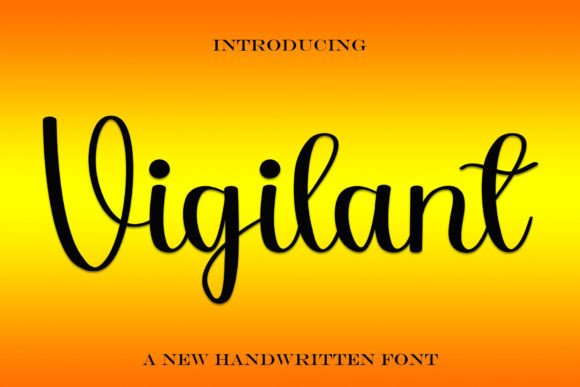 Vigilant: A Handwritten Font That Elevates Campaign Visuals with Elegance